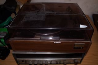 Sony 230 stereo turn table system together with a