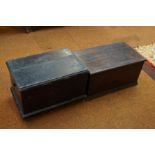 2 Early wooden chests