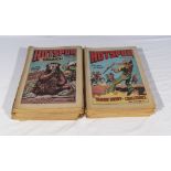 51 vintage Hotspur comics 1980