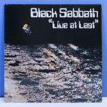 Black Sabbath 'Live at Last' BS 001 VG+ to near mint