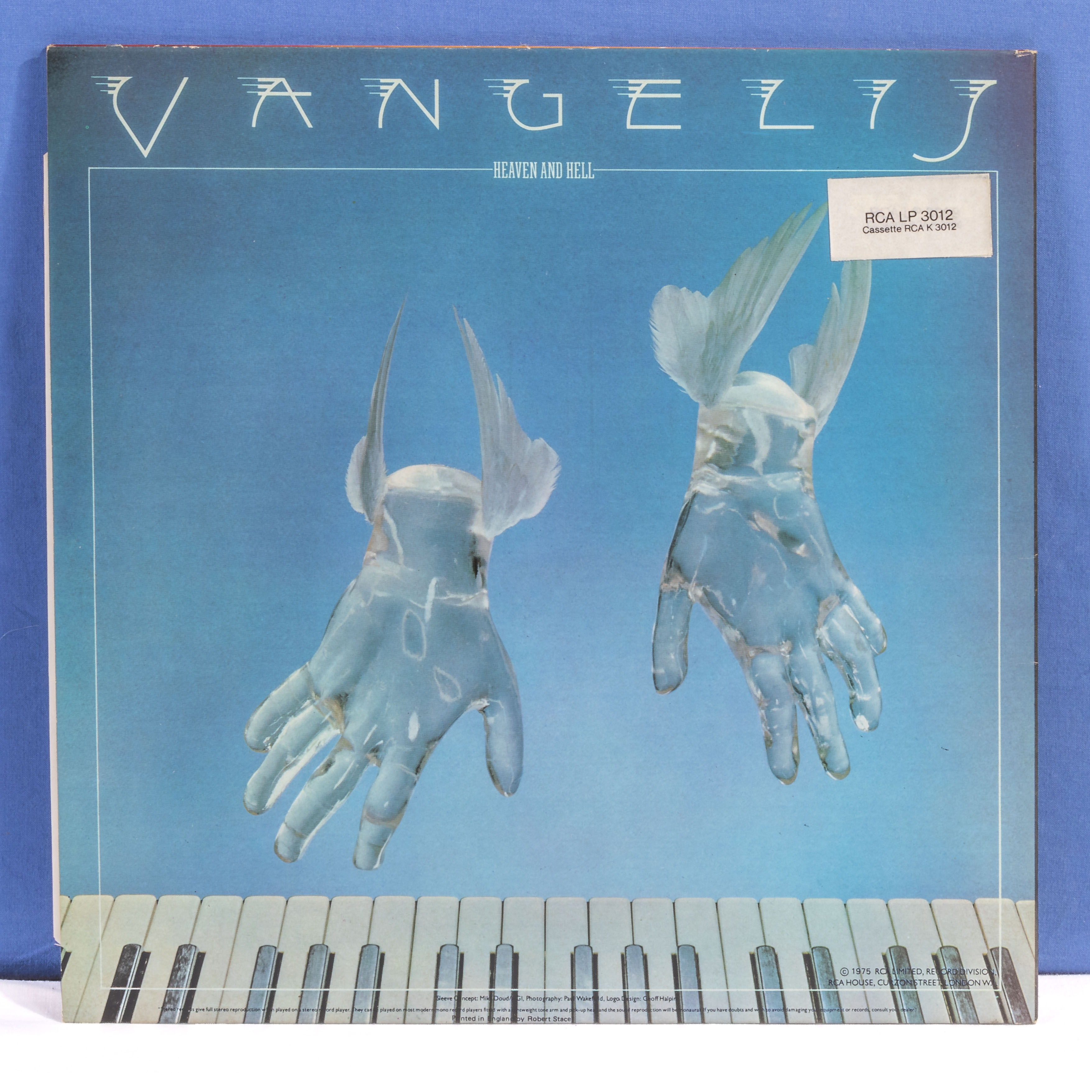 Vangelis - a copy of Heaven and Hell, RCA, RS1025, VG+ to near mint - Image 2 of 3