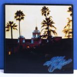 The Eagles - a copy of Hotel California complete with unused poster, Asylum records K 53051, VG