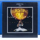 Jethro Tull - a double album Bursting Out, Chrysalis Records CJT 4, VG+ to near mint
