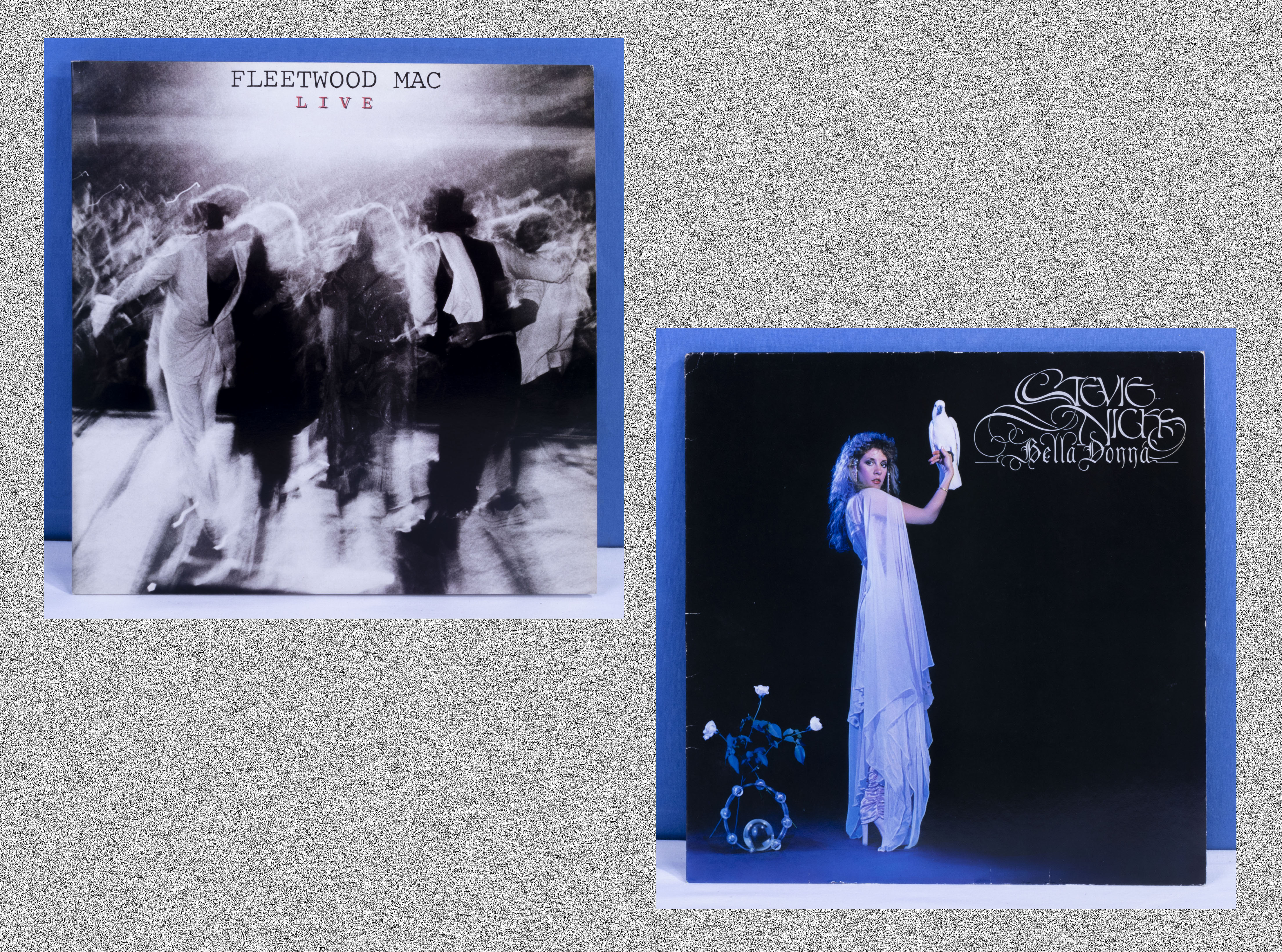 Fleetwood Mac Live double album, K 66097 together with Stevie Nicks 'Bella Donna' Mulitcoloured