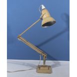 A vintage Herbert Terry anglepoise lamp