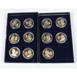 Windsor Mint - 11 GP coins Popes of Modern Times coins in presentation case