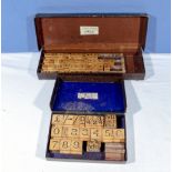 Two sets of Price Leslie rubber stamps, prices and letters