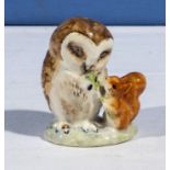 A Beswick Beatrix Potter Old Mr Brown and squirrel