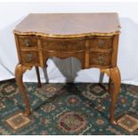 A good quality walnut lowboy circa 1930, 77cm wide x 53cm deep and 77cm tall