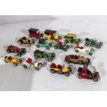 A collection of Yesteryear model cars