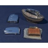 Four vintage cigarette lighters