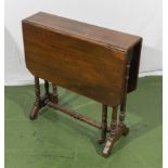 A small mahogany Sutherland table.