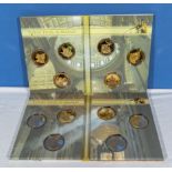 Windsor Mint - History of Pope John Paul II, 12 coins in presentation boxes