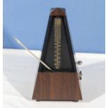 A vintage metronome