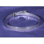 A silver bangle marks for London