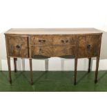 A mahogany sideboard