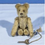 A small mechanical teddy bear with key