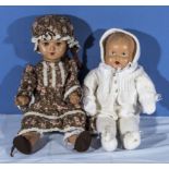 Two vintage dolls