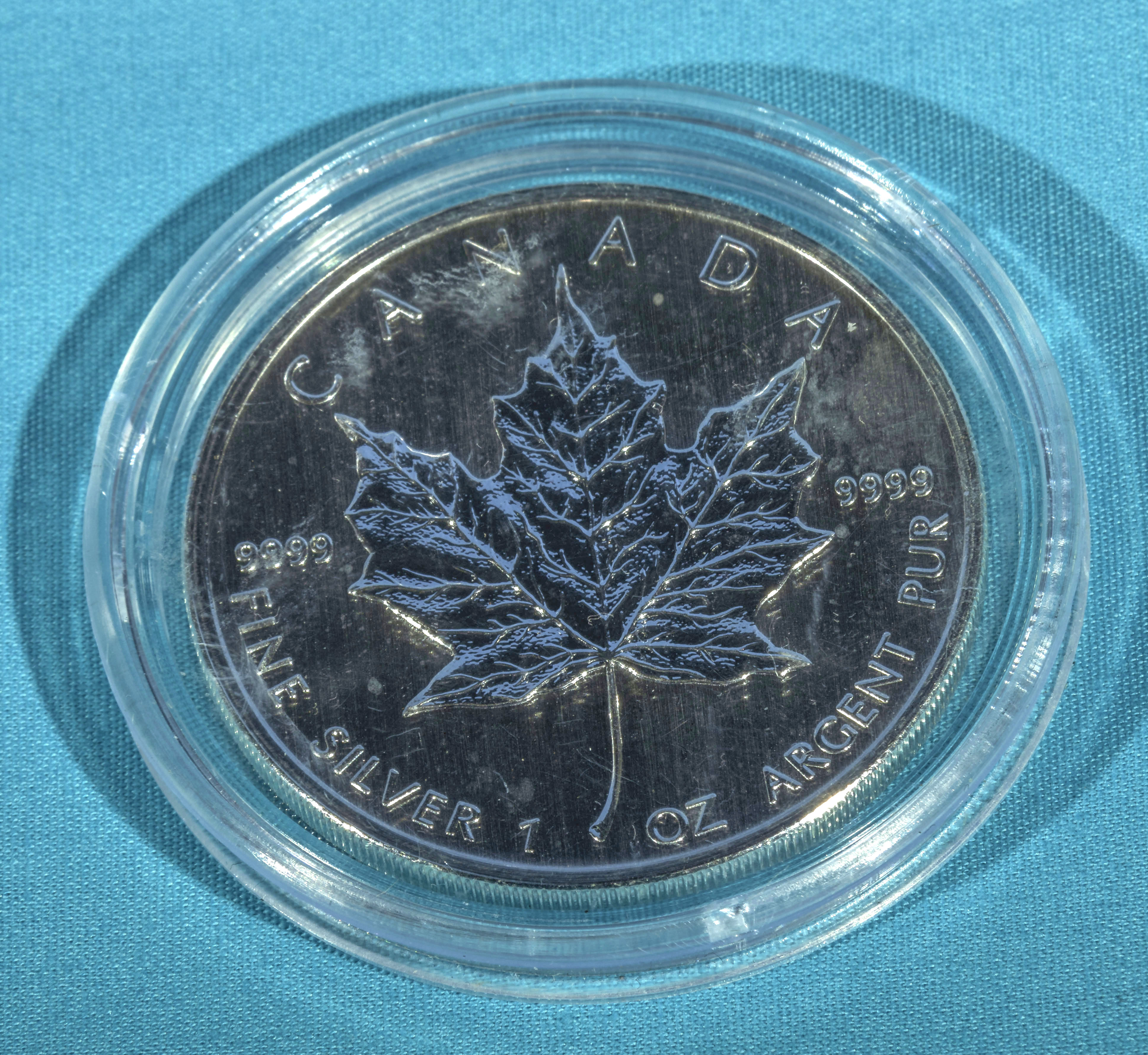 Canadian 5 dollar silver piece, 1oz 2007