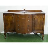 A 1930s mahogany sideboard