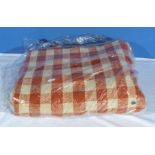 A large woven cotton donkey blanket, heavy fabric 60cm x 80cm