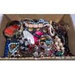A large amount of costume jewellery