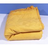 Yellow Damask pattern upholstery fabric (damask pattern) size 7mtr x 1.4mtr