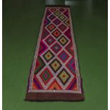 Old Suzni Kilim runner 278cm x 61cm