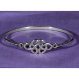 A silver bangle