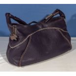 A Radley purple leather handbag