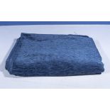 Blue Chenille furnishing/curtain fabric size 4mtr x 1.40mtr