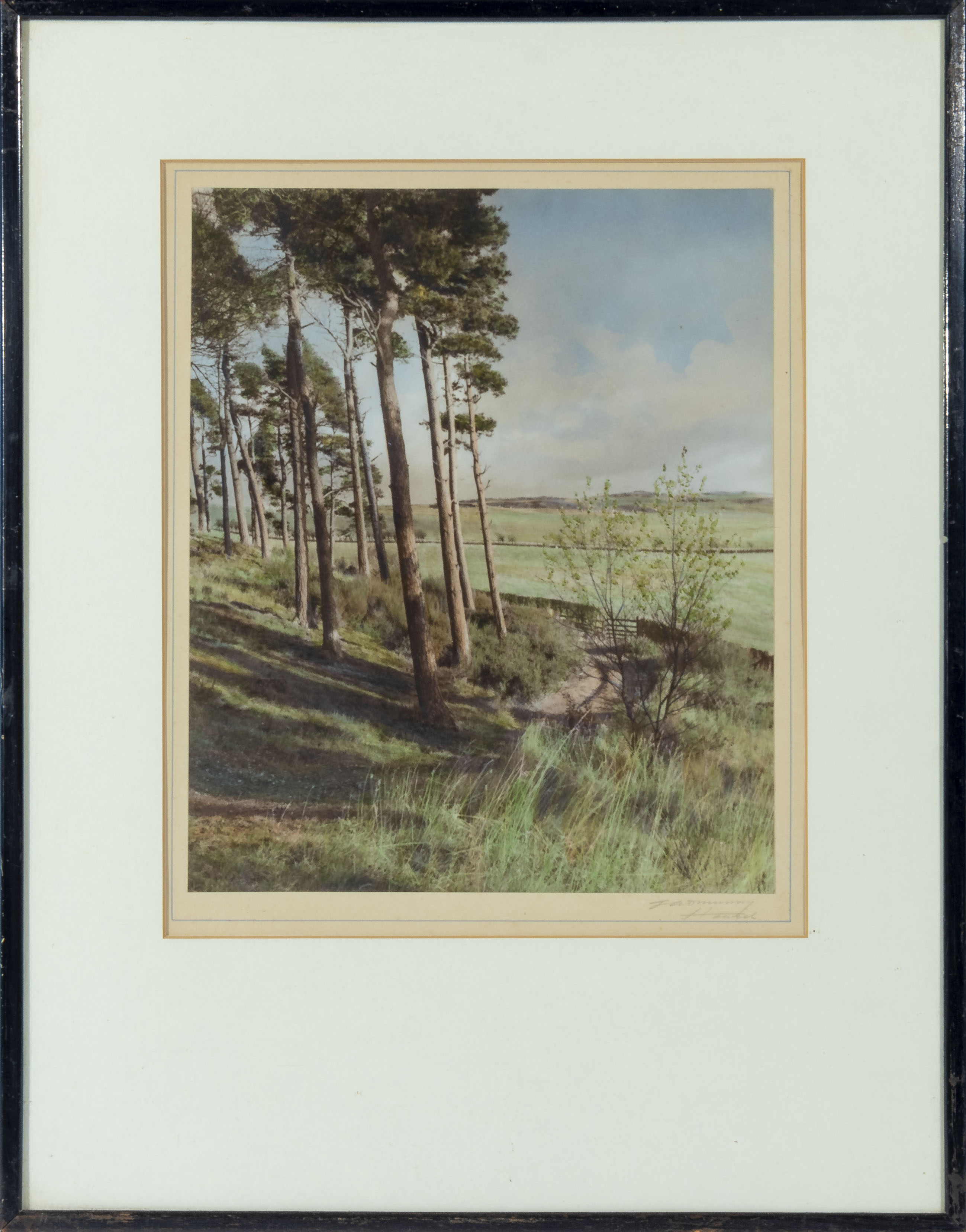 Jed Murray, Hawick - A set of three framed coloured prints 'Dod Valley and Penchrise' 'Skelfhill Pen - Image 3 of 4