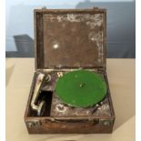 A vintage record player