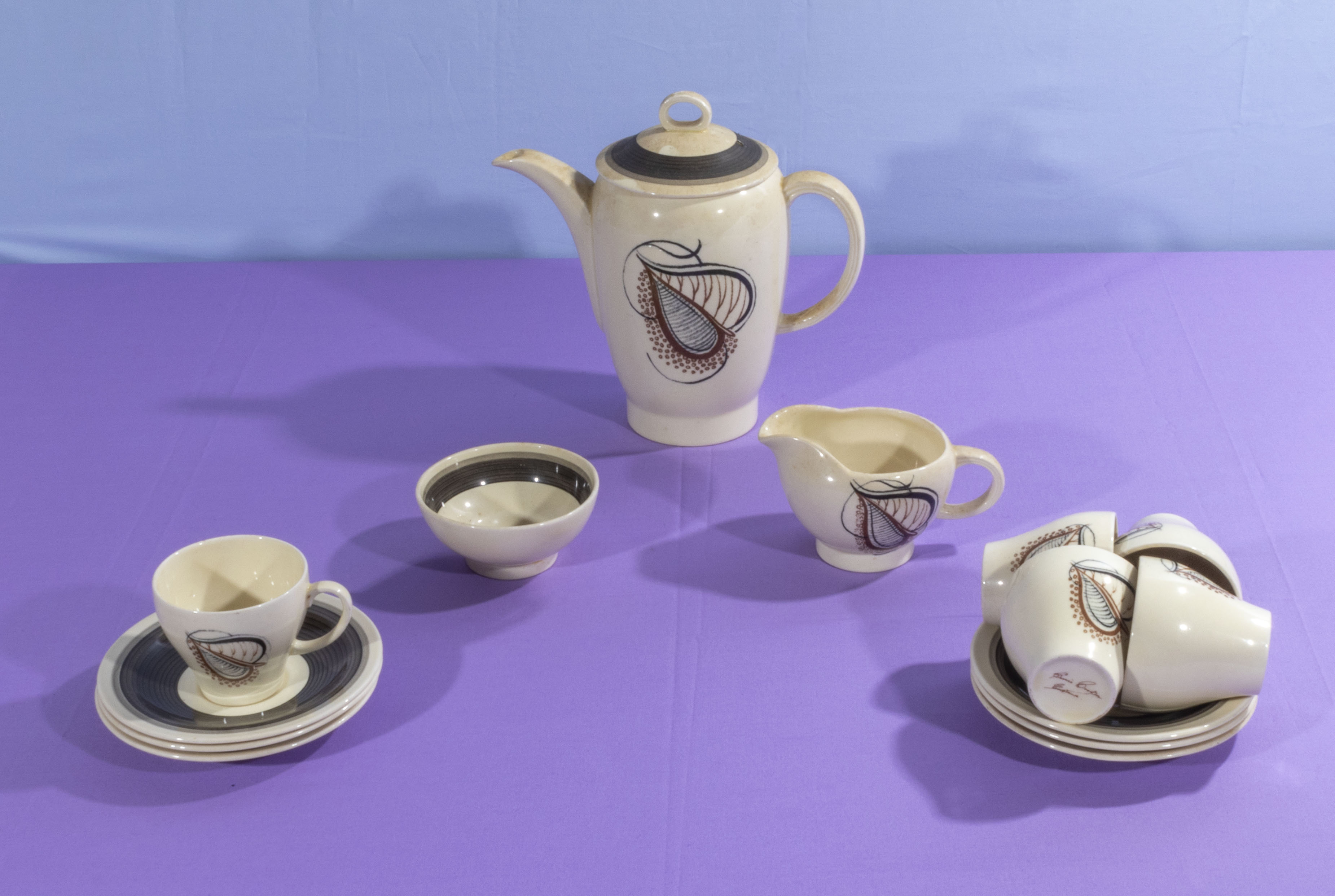 A part Susie Cooper coffee service