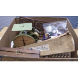 A box containing miscellaneous items