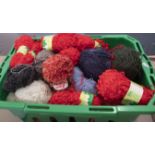 Large mixed lot of knitting yarn