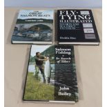 3 books on Salmon fishing and tying salmon flies all 1st editions and Fine condition