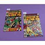 2 Marvel comics No48 Jan 19757 (Master of Kung Fu) No.50 Mar 1977 (Master of Kung Fu)