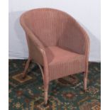 A Lloyd Loom bedroom chair