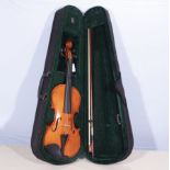 Windsor new full size 4/4 violin and bow in fitted case