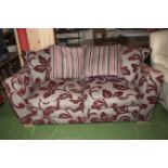 DFS double size sofa bed with four large cushions