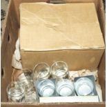 A box of drinking glasses