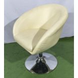 A retro swivel chair