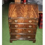 A mahogany bureau