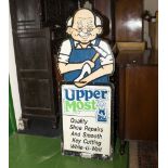 A large vintage wooden advertising sign, 1.6m