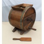 A small butter churn