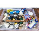 Box of assorted tools and accessories