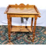 A small pine washstand