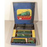 A French Hornby O gauge 'Train Hornby OBBV Le Mistral' set. Comprising an electric locomotive, RN
