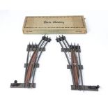 French Serie Hornby O gauge right and left points with box